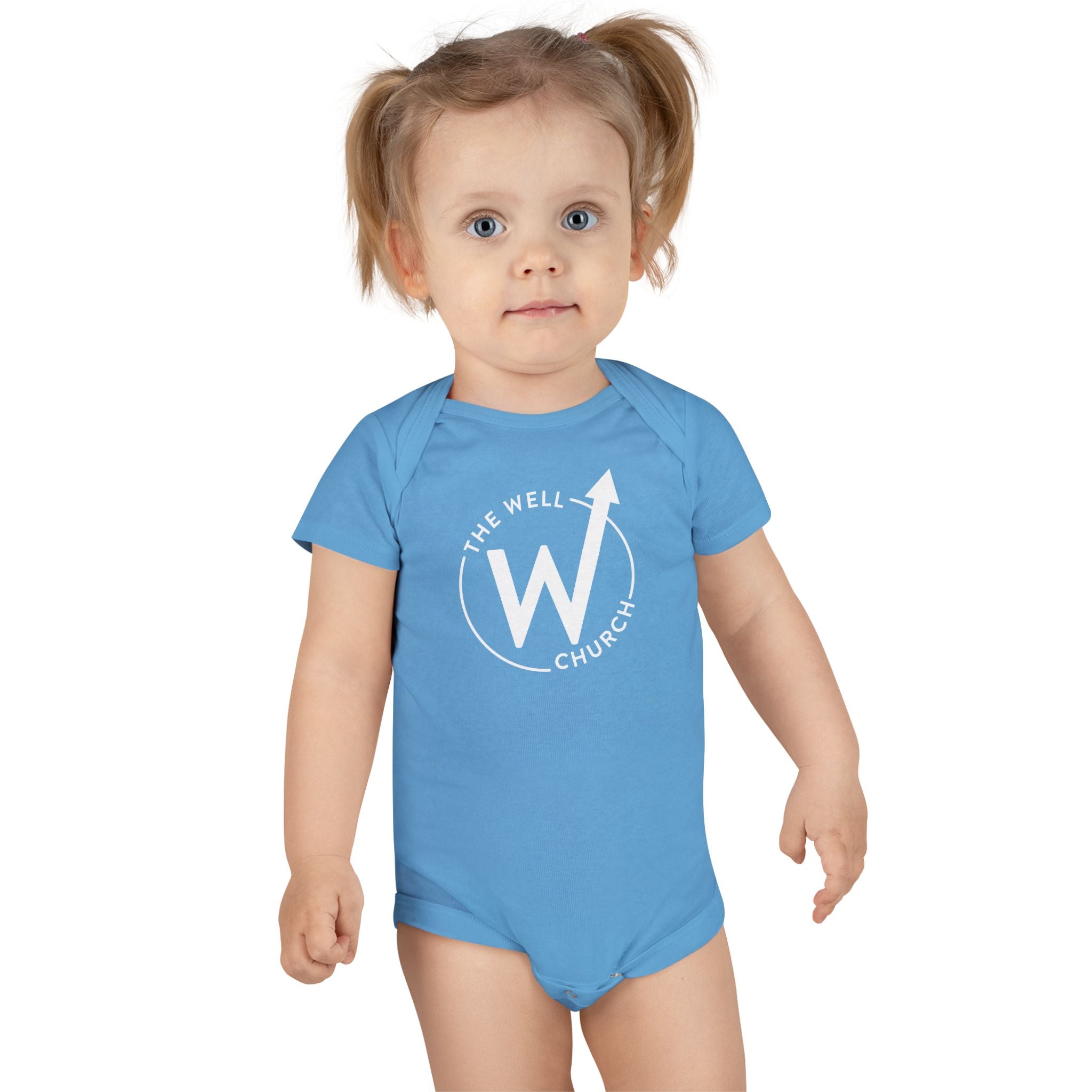 Baby Onesie — The Well Church Logo Infant Short-Sleeve Bodysuit