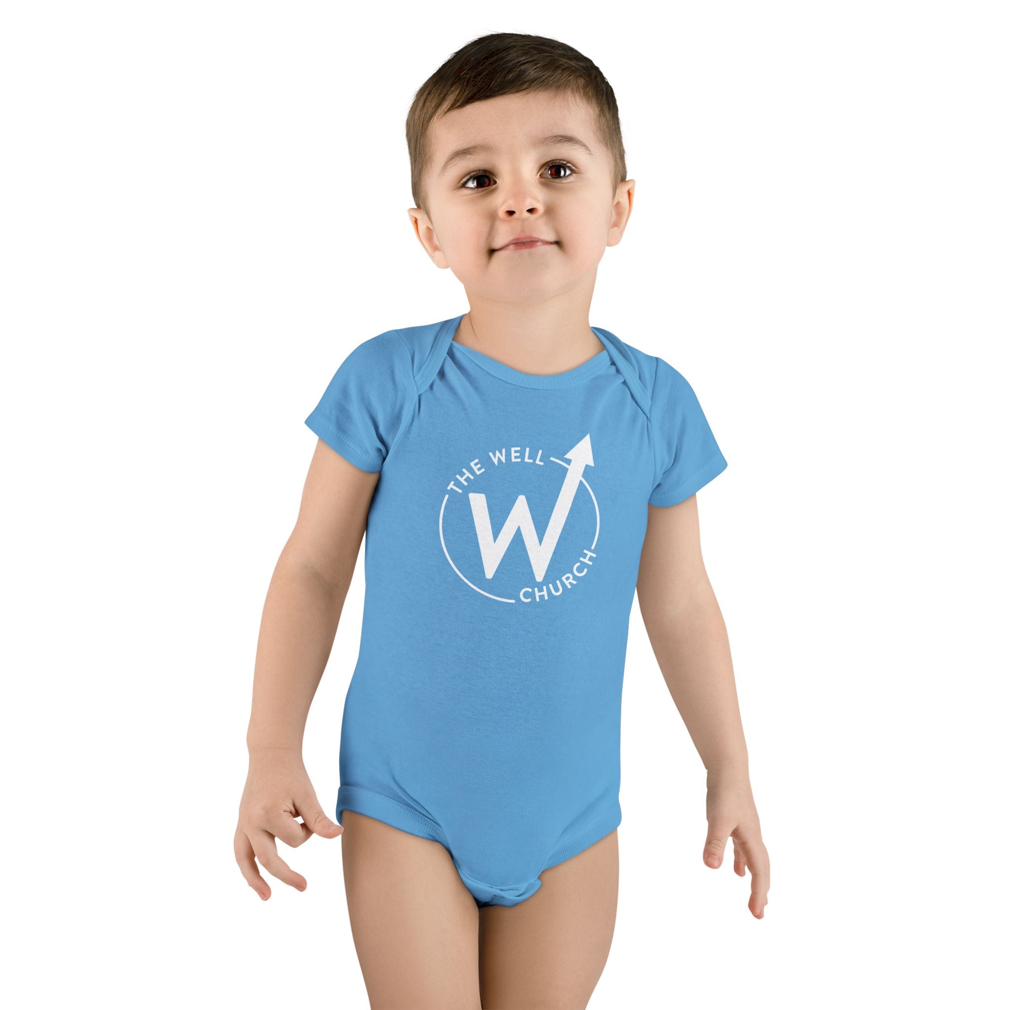 Baby Onesie — The Well Church Logo Infant Short-Sleeve Bodysuit